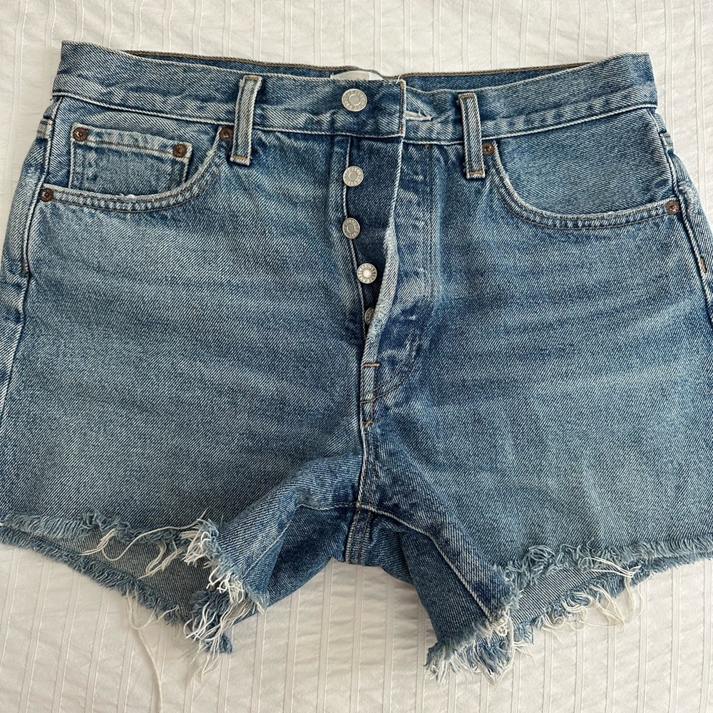 Agolde Parker Long cutoff shorts